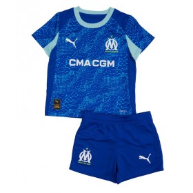 Dětské fotbalový komplet Olympique de Marseille Tretí košile 2025-26 Krátkým Rukávem